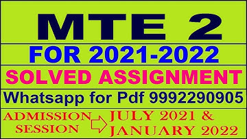 mte 2 solved assignment 2021-22 in english | mte 2 solved assignment 2021-22 | mte 2 2021-22