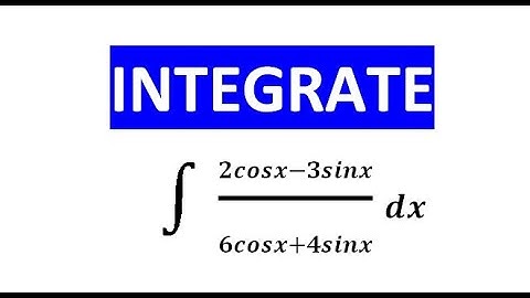 INDEFINITE INTEGRATION(CALCULUS) EXERCISE 7.2 CLASS 12 NCERT QUESTION 24 SOLUTION