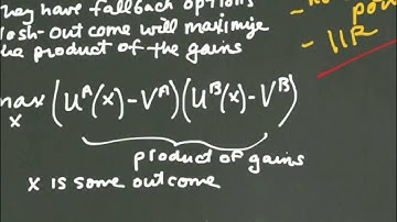 nash bargaining solution