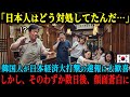 【海外の反応】「日本人は今まで一体何をやっていたんだ！？」TVの報道を見て日本を馬鹿していた韓国人、日本経済大打撃のニュースを見て歓喜した直後、顔面蒼白に