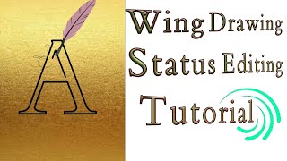 How To Create Wing Drawing Text Status Video In Alight Motion || Status Editing || Technical Afshan screenshot 2