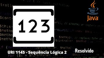 Aprenda a criar uma sequência  lógica numérica com quebras de linha em Java - URI 1145 - Beecrowd