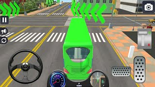 Bus Pick And Drop Driving | City Bus Driving Simulator Gameplay screenshot 4