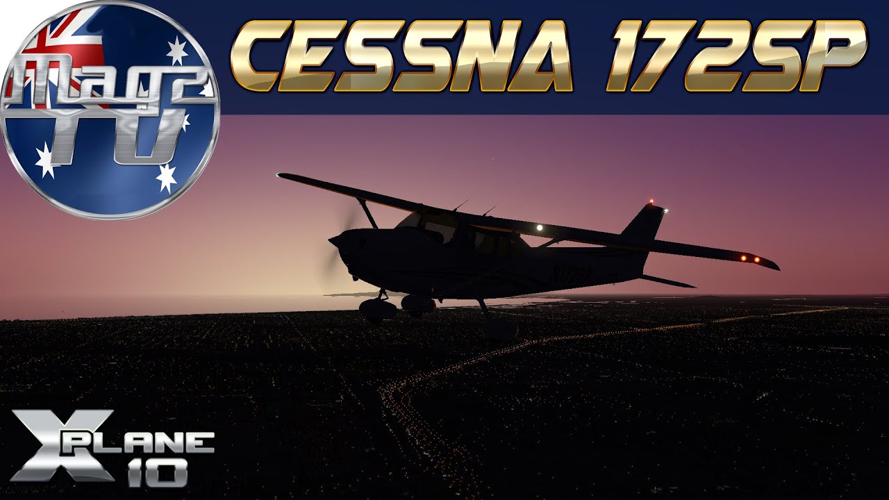 X Plane 10 - Cessna 172sp - YouTube