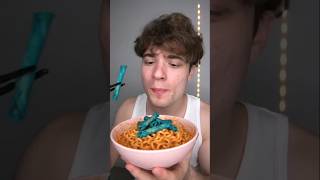 Spizee eats Buldak carbonara with blue takis. @spizee #spizee #ai