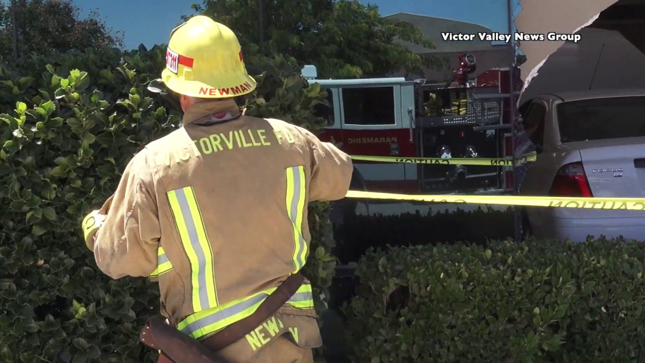 Car plows through urgent care building in Victorville