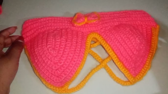 How to Crochet Woolen Summer Bras/Bikini/Crop Top