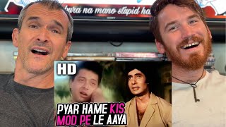 Pyar Hame Kis Mod Pe Le Aaya - Satte Pe Satta | Amitabh Bachchan | Kishore Kumar | REACTION!!