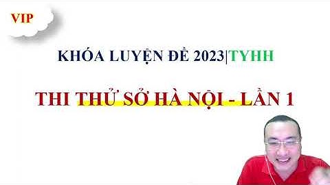 Đề thi thử hóa sở hà nội 2023 năm 2024