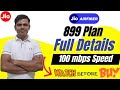 Jio AirFiber 899 Plan Details | Best 100 Mbps Plan? | Watch Before Buying! ⚠️ #jioairfiber #jiofiber