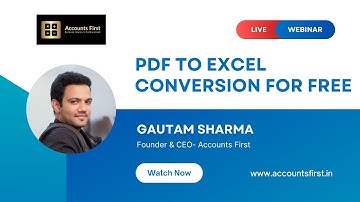 How to Convert any PDF bank statement into Excel for free ||