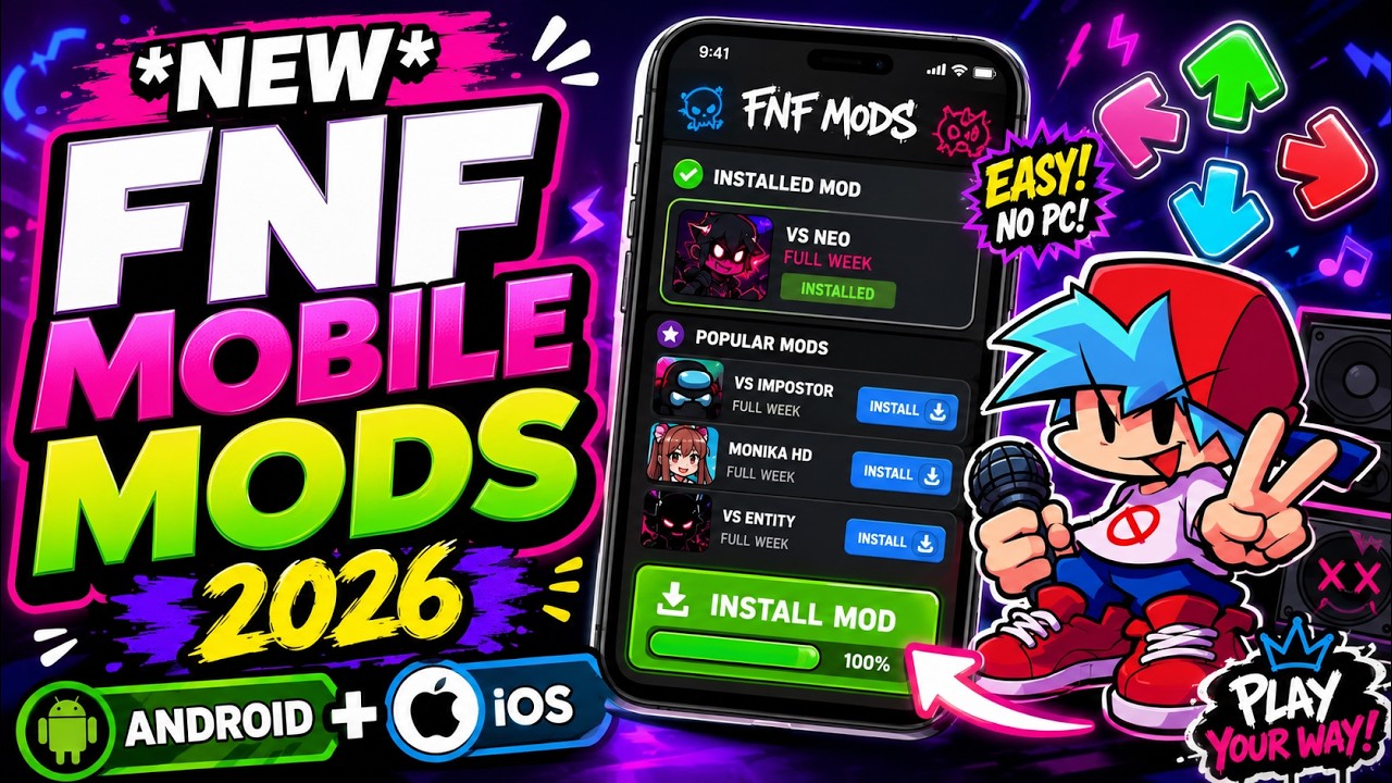 Ver *NEW* How to Mod FNF Mobile in 2026 (Android and IOS Friday Night Funkin' Mod Download Definitive) en YouTube Ver *NEW* How to Mod FNF Mobile in 2026 (Android and IOS Friday Night Funkin' Mod Download Definitive) en YouTube