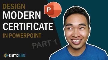 How to Make Modern & Professional Certificate in PowerPoint FREE TEMPLATE