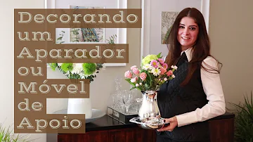 O que colocar de enfeite em aparador de sala?