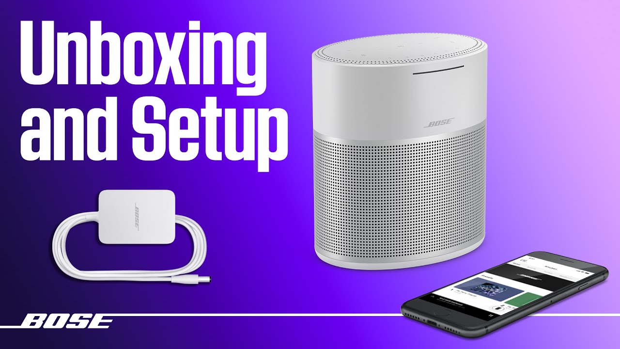 Bose Home Speaker 450 – Unboxing + Setup - YouTube