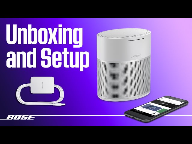 Bose Home Speaker 300 – Unboxing + Setup - YouTube