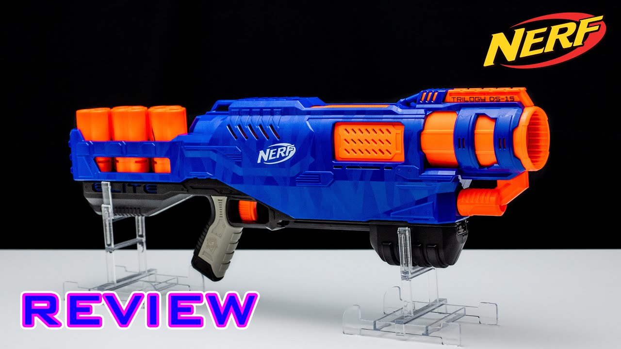 blyant Mindst Betinget REVIEW] Nerf Trilogy DS-15 | Pump Action Shotgun! - YouTube