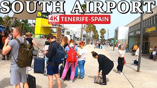 TENERIFE  SOUTH AIRPORT | Just How Busy is it?  32ªC  4K Walk ● April 2024