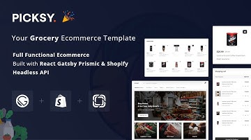 Installing Picksy - React Gatsby Grocery Ecommerce Template