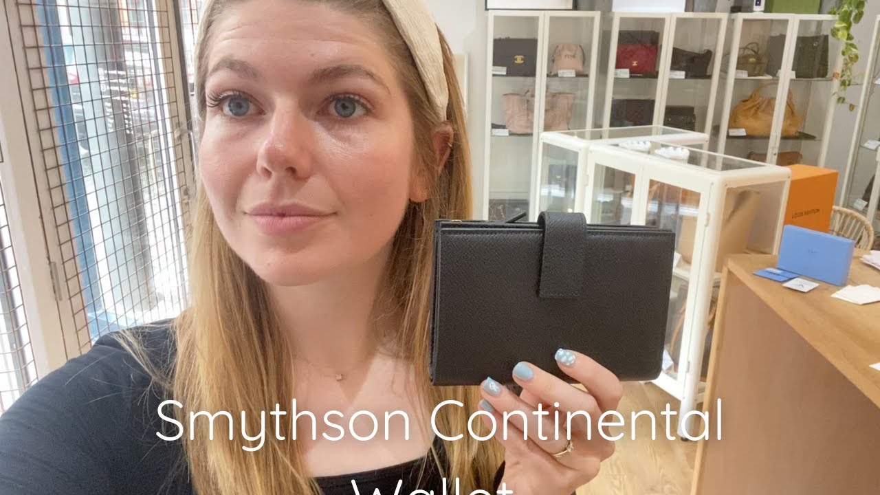 Smythson Continental Wallet - YouTube