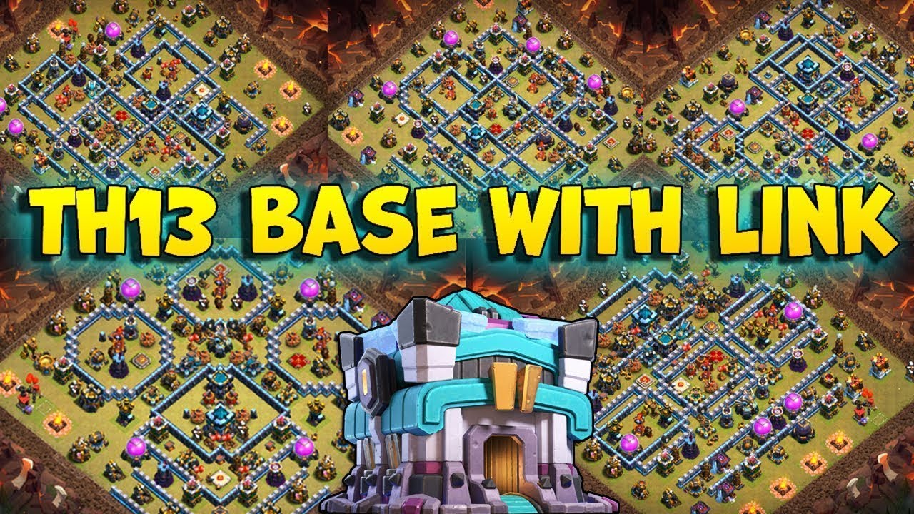 Th13 Base, Th13 Base with link, Th13 Legend League Base, Th...