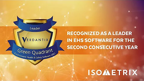 Executive Director, Paul Marketos on IsoMetrix being ranked EHS software leader by Verdantix