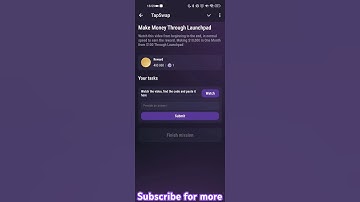 Make Money Through Launchpad | TapSwap Code TapSwap Answer