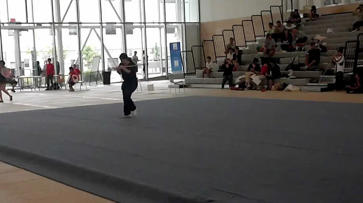 Wushu Canadian jr team trials 2012 nangun- Connie Ko
