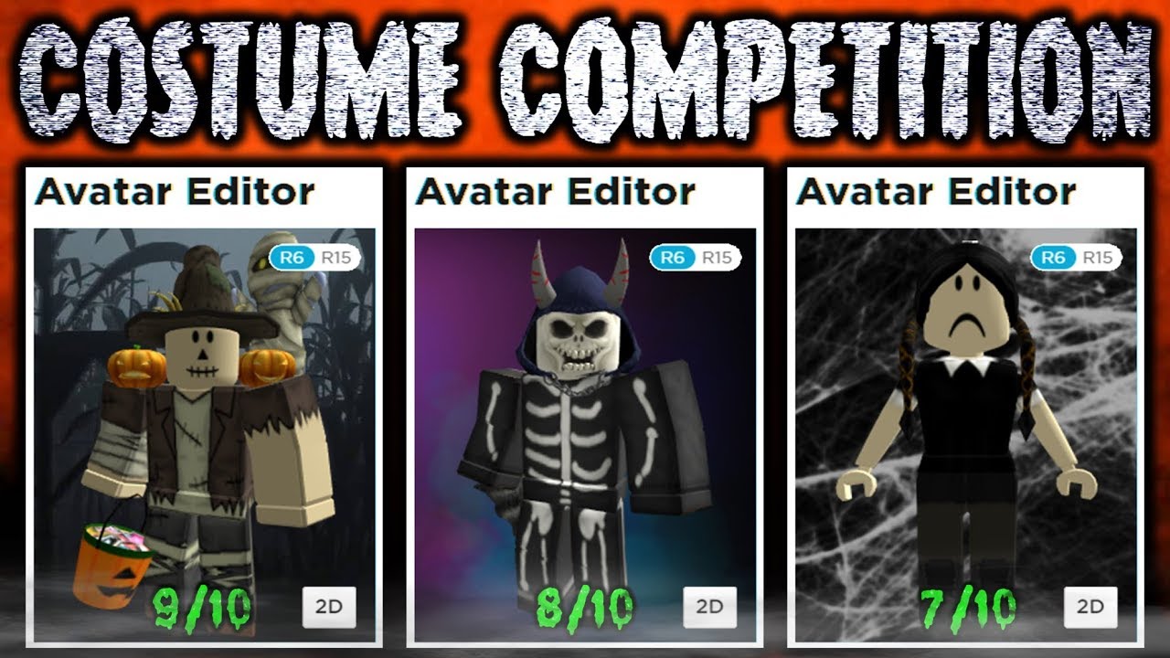 Finished Roblox Halloween Costume Competition Finished Youtube