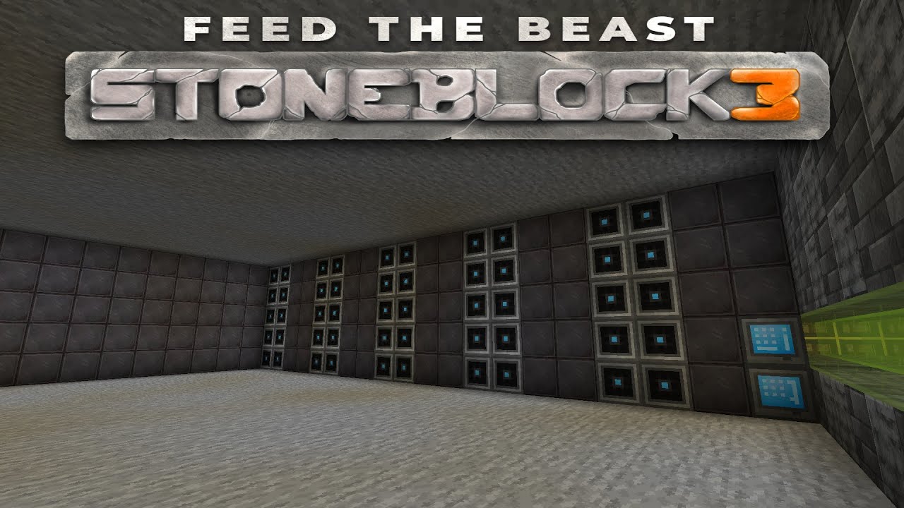 Сборка stoneblock 3