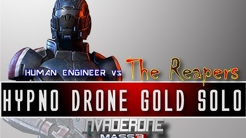Human Engineer Hypnotic Drone Solo vs Reapers & Tutorial on Character (Mass Effect 3)