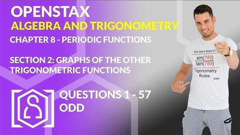 OpenStax: Algebra and Trigonometry - Chapter 8, Section 2 | Graphs of Other Trigonometric Functions