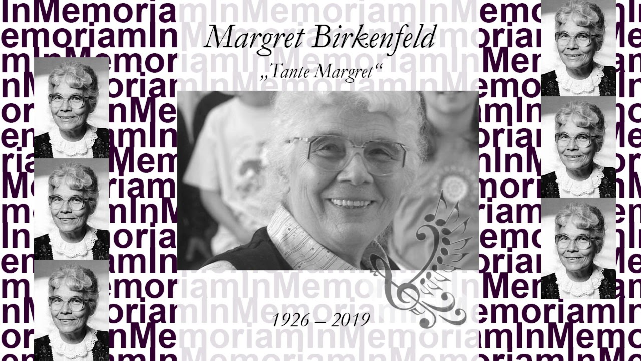 In Memoriam Margret Birkenfeld