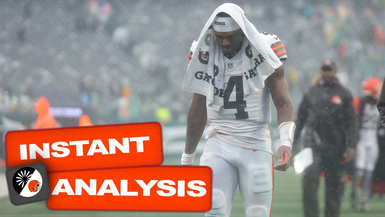 The Cleveland Browns had a gritty, hard-fought win against the New York Jets in their fingertips, and they let it slip away almost literally. Cleveland fall...