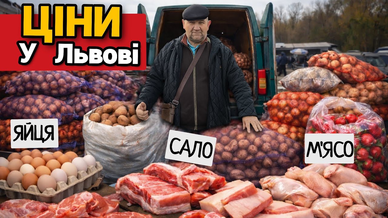 Ціни на ринку у Львові сьогодні. 5 березня. Ціна на овочі, м'ясо, сало, яйця та інші продукти 