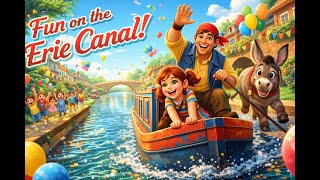 Low Bridge Everybody Down Erie Canal Kids Song Colorful 3D Animation
