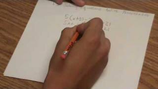 Solving Equations with Brackets screenshot 5