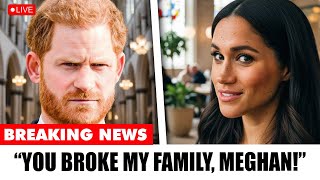 Prince Harry BREAKS DOWN After What Meghan Markle Did to His Family