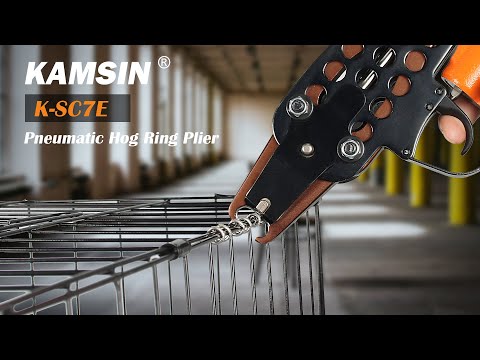 【C Ring Gun】K-SC7E Extended Nose Professional Hog Ring Plier/Gun /Stapler