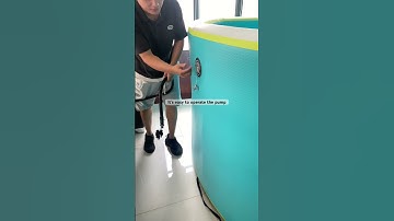 It’s easy to operate the electric pump to inflatable pool 🏊‍♀️ [IPOOLGO Pool]  #inflatablepool