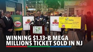 Winning $1.13-B Mega Millions ticket sold in NJ | ABS-CBN News by ABS-CBN News 1,259 views 3 hours ago 6 minutes, 21 seconds