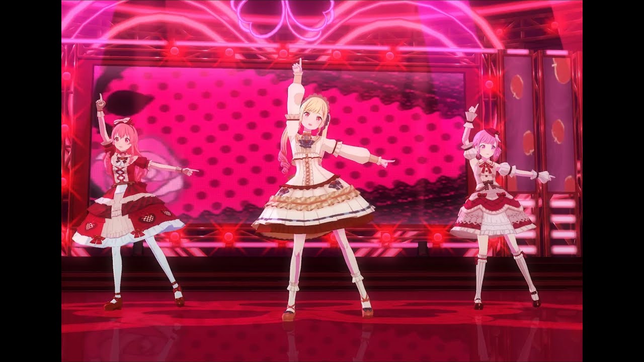 プロセカmv 限定ヘアのバレンタイン組 咲希 愛莉 えむ でロミオとシンデレラ バレンタイン衣装ver Youtube