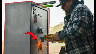 CUTTING OPEN GUN SAFE - Great way to end 2020..