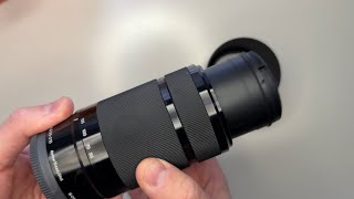 Unboxing Sony lens E55-210 F4,5-6,3 OSS