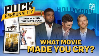 NHL stars reveal the last movie that made them cry | Puck Personality | NHL