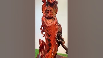 Cụ Đạt Ma Gỗ Trắc Đỏ Đen-Tượng gỗ Trung Kiên 0944812986&0822338345