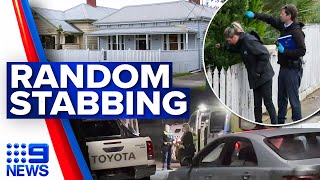 Elderly woman stabbed in ‘rare and random’ attack in Victoria | 9 News Australia