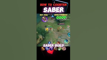 How to Counter Saber ✅💯 MLBB Guide & Tutorial 2023 #mlbb #mobilelegends #mlbbshorts #milglobal