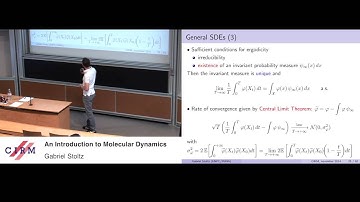 Gabriel Stoltz: An introduction to molecular dynamics