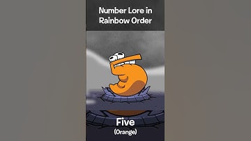 Number Lore in Rainbow Order #numberlore #mikesalcedo #five